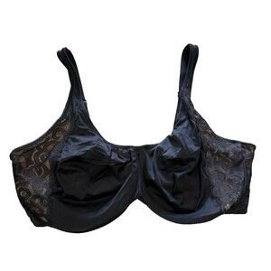 Bali Women's Satin Lace Unpadded Underwire‎ Bra Size 40G 1004